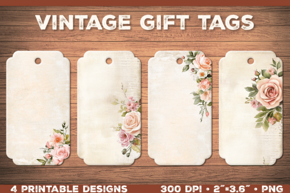 Elegant Shabby Chic Roses Printable Gift Tags: A Designer's Guide