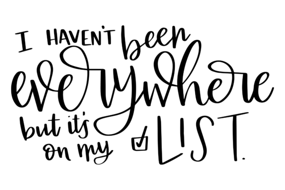 Everywhere on My List: A Travel SVG for Designers