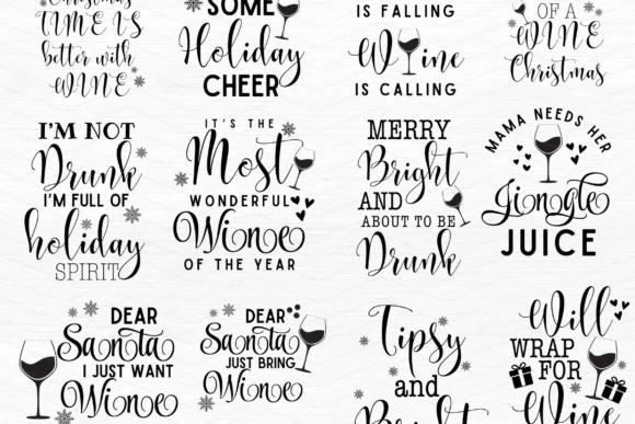 Merry, Bright & Drunk: Festive Typography for Modern Design