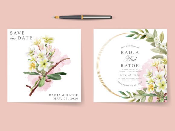 Plumeria Watercolor Wedding Invitations: A Designer's Guide