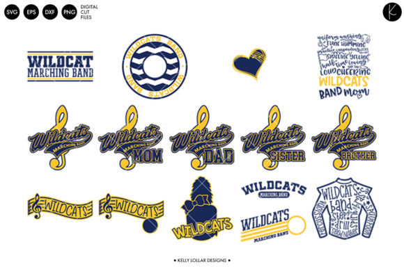 Wildcats Band Bundle: A Complete Design Asset for School Spirit